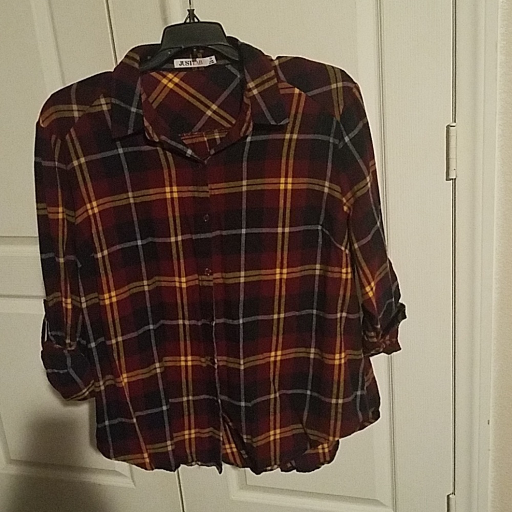 Just Fab plaid shirt